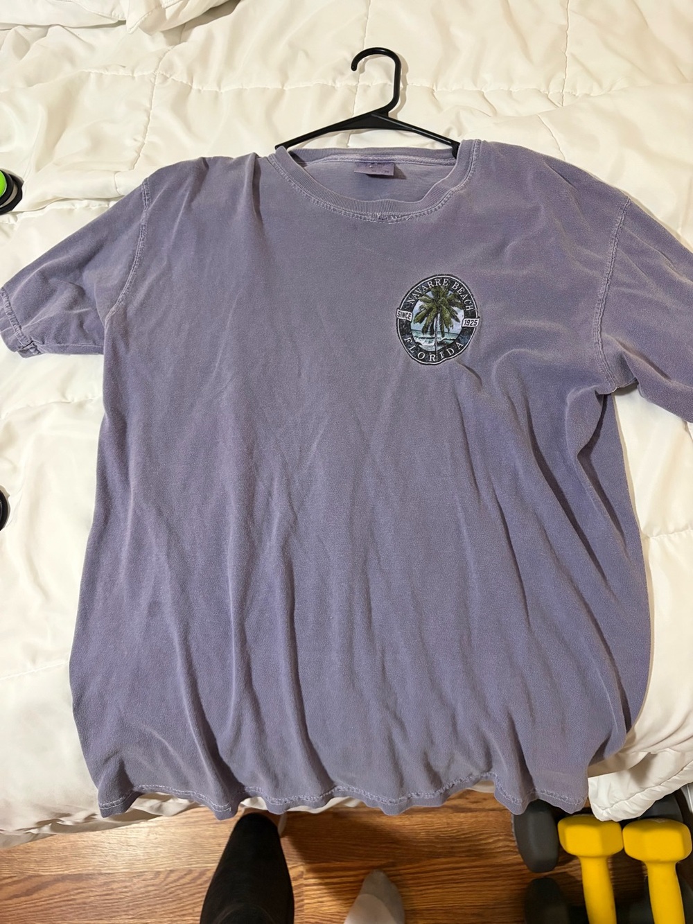 Comfort Colors Lavender Short Sleeve Tee with Palm Patch